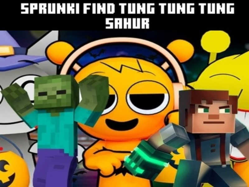 Sprunki ค้นหา Tung Tung Tung Sahur เกมออนไลน์