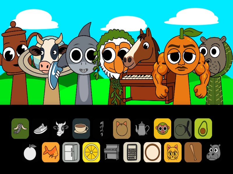 Sprunki แต่มันเป็น Brainrot อิตาลี เกมออนไลน์