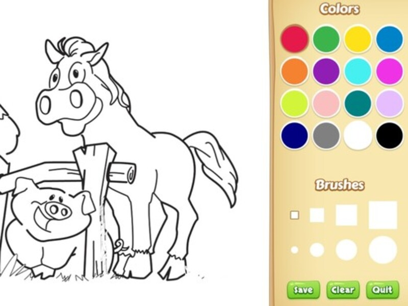 สมุดระบายสีสัตว์เลี้ยงสำหรับเด็ก เกมออนไลน์