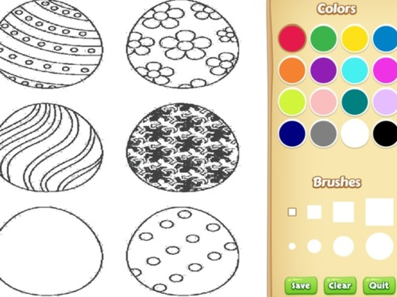 สมุดระบายสีไข่อีสเตอร์สำหรับเด็ก เกมออนไลน์