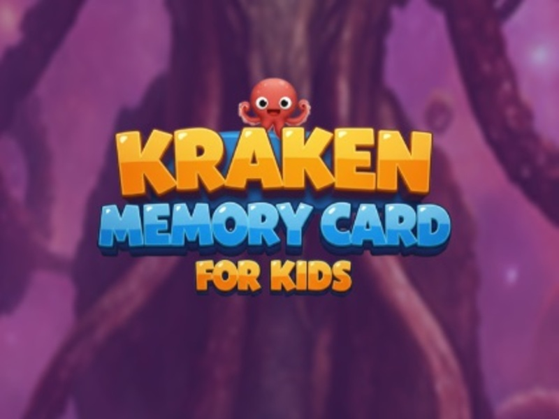 การ์ดหน่วยความจำ Kraken สำหรับเด็ก เกมออนไลน์