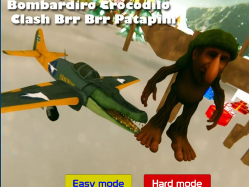 Bombardiro Crocodilo Clash Brr Brr Patapim เกมออนไลน์