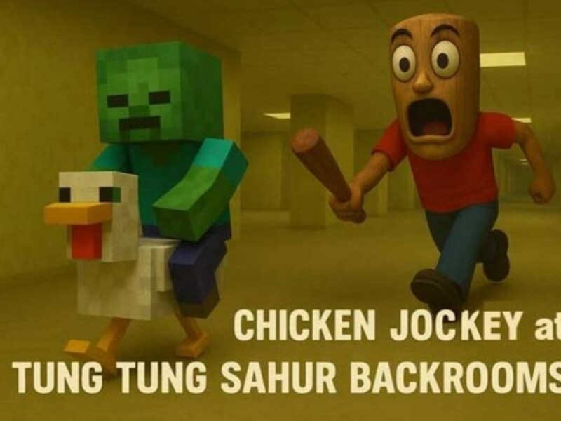 จ๊อกกี้ไก่ที่ห้องเดินป่า Tung Tung Sahur เกมออนไลน์
