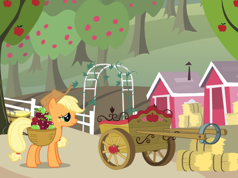 Apple Harvest ของ Pony Pony Little My Applejack เกมออนไลน์