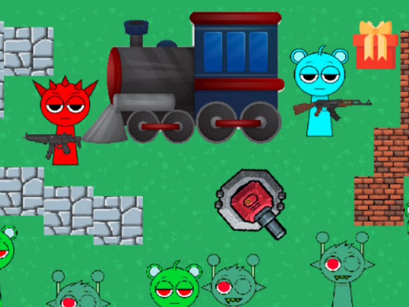 Rails Dead Sprunki เกมออนไลน์